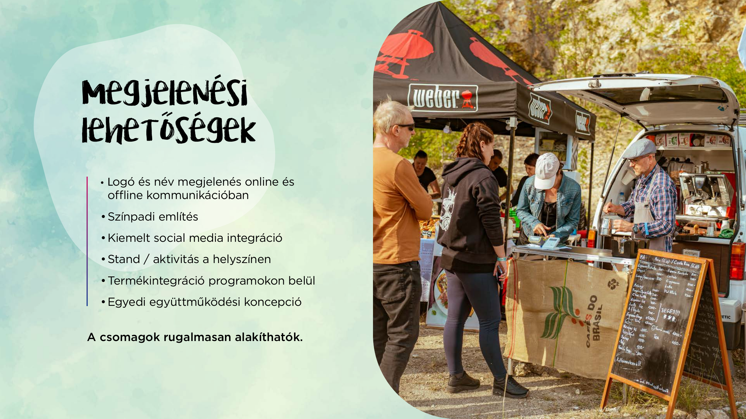 Megjelenési lehetőségek partnereknek